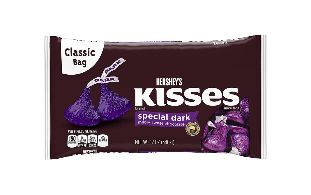 Hershey's Kisses Special Dark Mildly Sweet Chocolate   Pack  340 grams